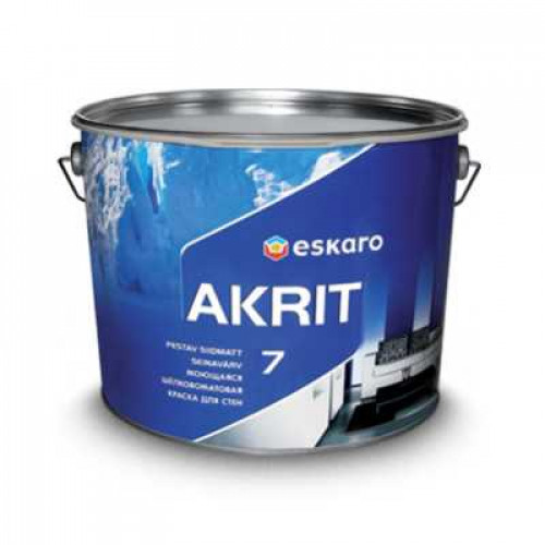 Краска водоэмульсионная ESKARO AKRIT 7, 0,95л