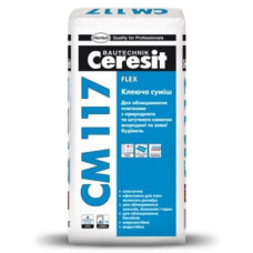 Клей для плитки универсальный Ceresit CM-117, 25кг
