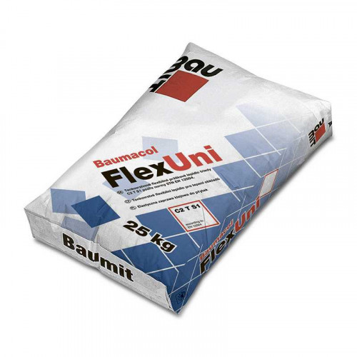 Клеевая смесь гидравлического твердения Baumit FlexUni, 25кг