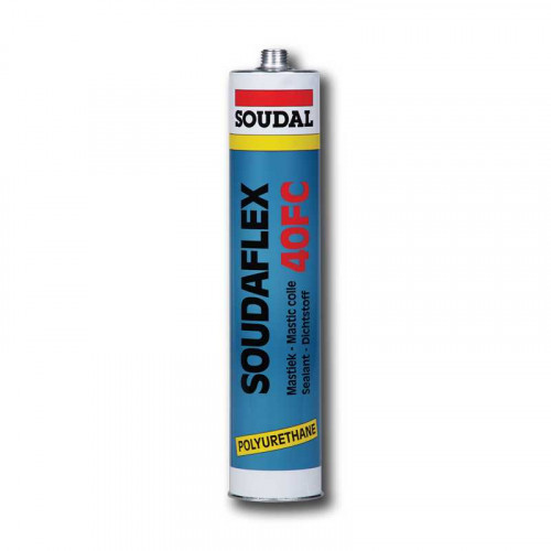 Полиуретановый клей-герметик Soudal SoudaFlex 40FC серый