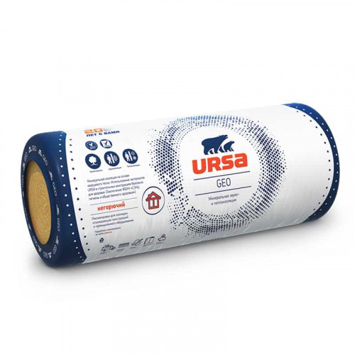 Минеральная вата URSA M-11 Big Roll 12 кв.м. 100мм